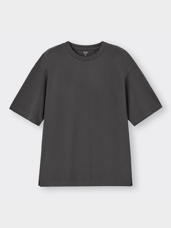 ドライポンチクルーネックT(5分袖)+OS