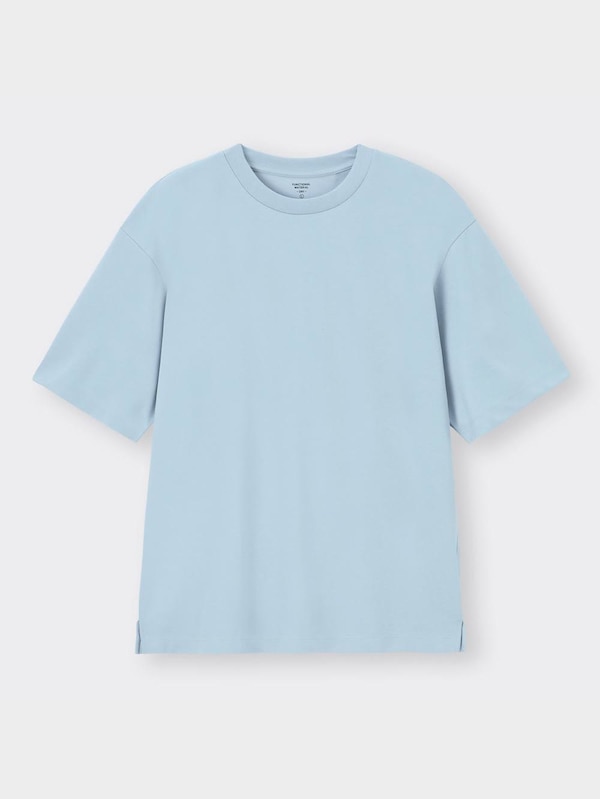 ドライポンチクルーネックT(5分袖)+OS