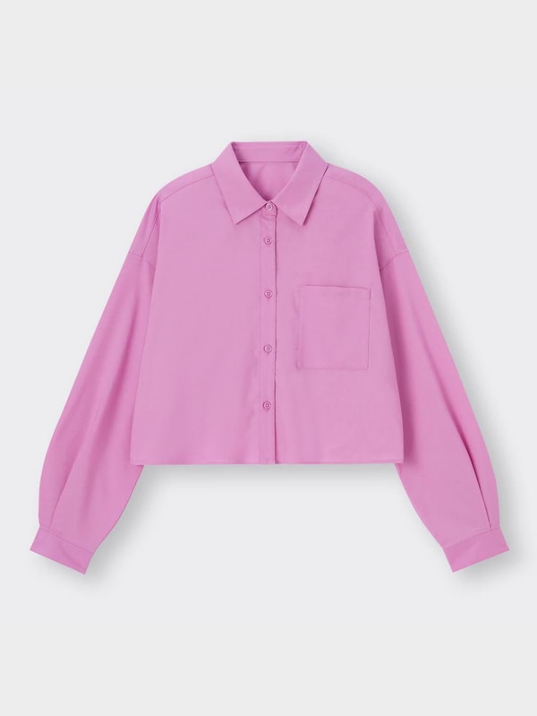 カラークロップドシャツ(長袖)+OS(米国仕様)