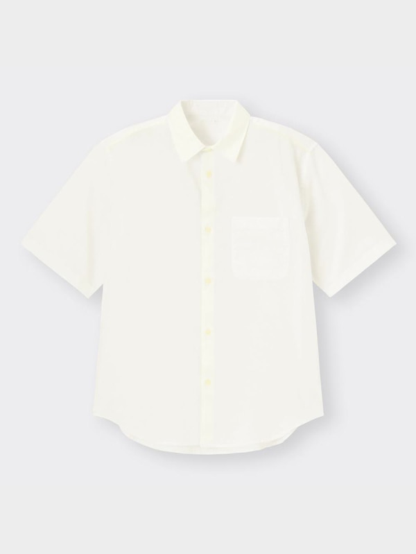 リネンブレンドシャツ(5分袖)+OS