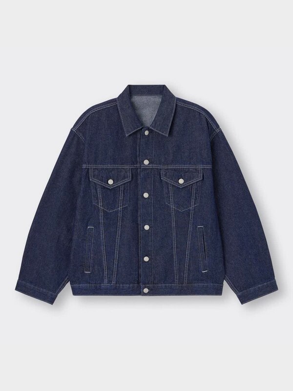 デニムオーバーサイズジャケット+OS(米国仕様)