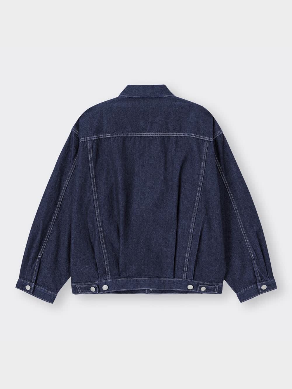 GU公式 | デニムオーバーサイズジャケット+OS(米国仕様)