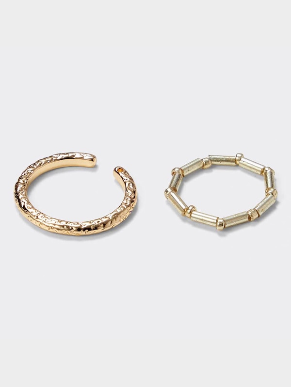 カラービーズ&メタルリングセット