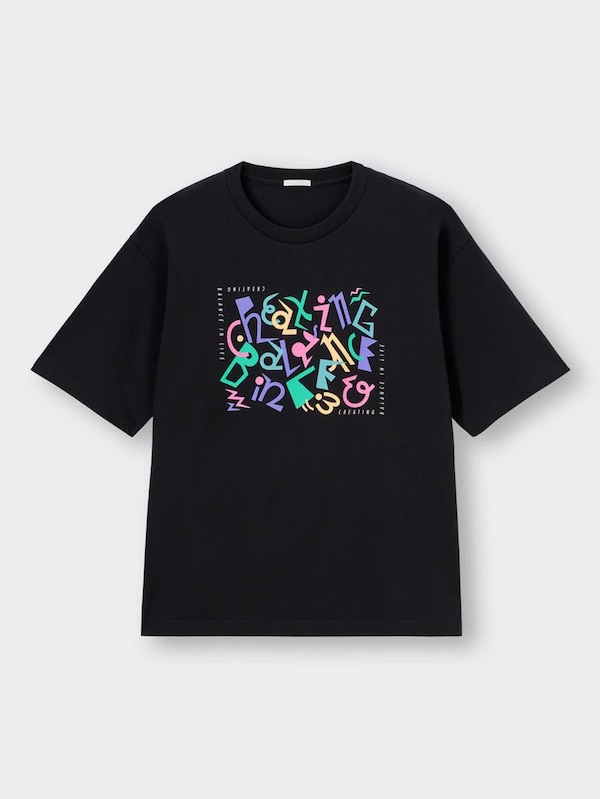 グラフィックT(5分袖)Retro art4