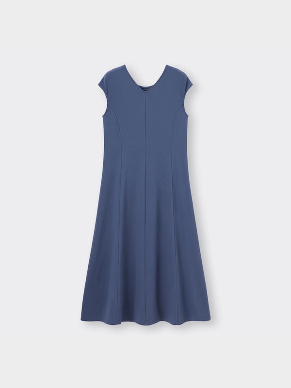 フレンチスリーブフレアワンピースZ+E