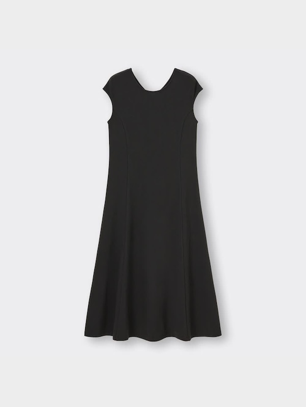 フレンチスリーブフレアワンピースZ+E