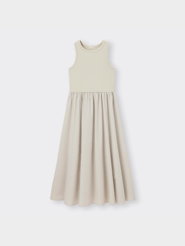 布帛コンビネーションワンピース(ノースリーブ)Q