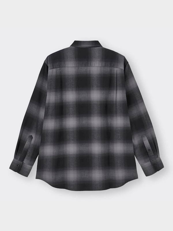 フランネルチェックシャツ(長袖)A