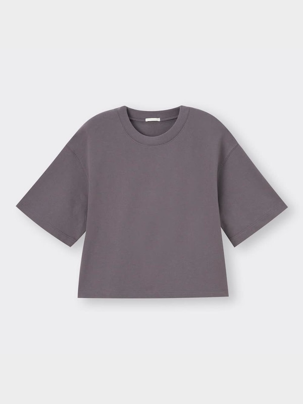 ミニ裏毛ワイドT(5分袖)+OS(米国仕様)