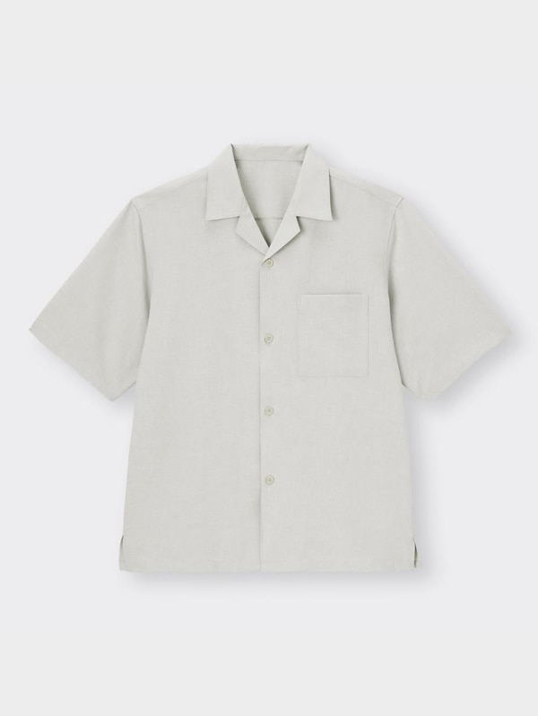 ドライオープンカラーシャツ(5分袖)+OS