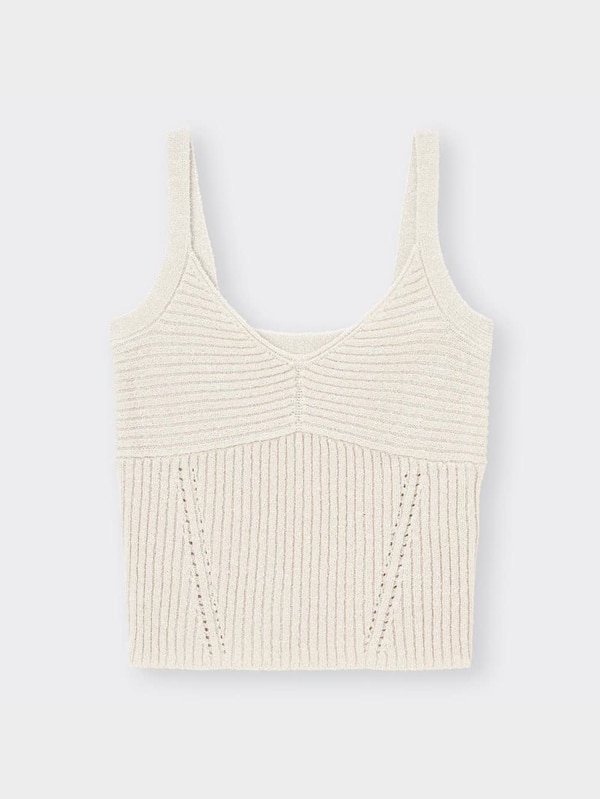 リブニットキャミソール+OS(米国仕様)