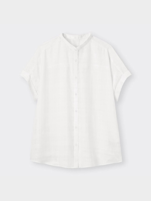 シアーチェックシャツ(半袖)+E