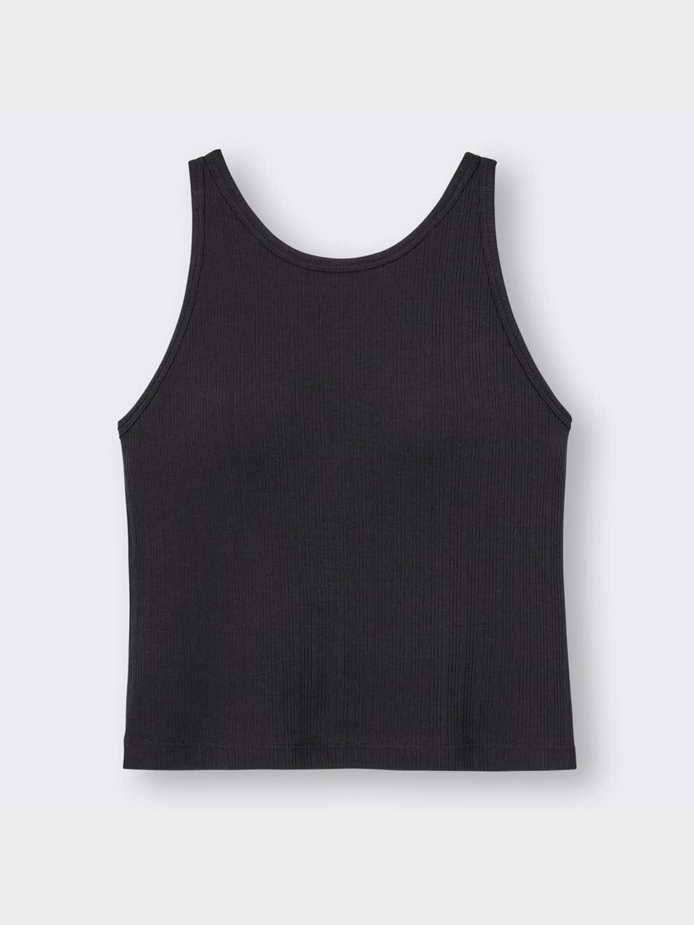 GU公式 | ブラフィールクロップドアメリカンスリーブタンクトップ+OS