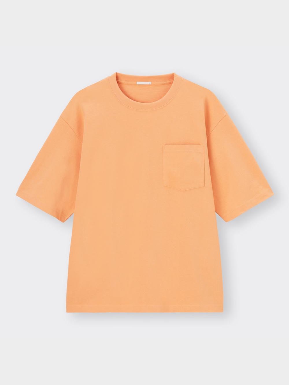 チデです(*^^*) GU公式 | ヘビーウェイトクルーネックT(5分袖)