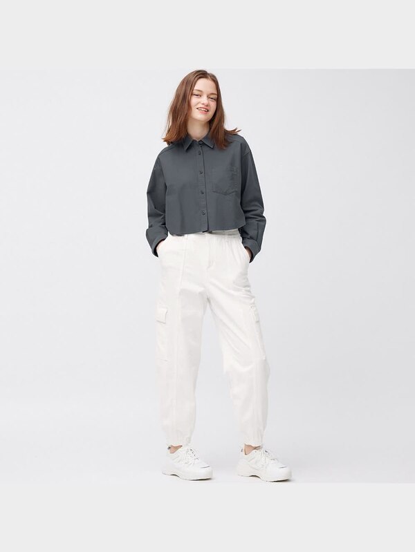 デニムカーゴジョガーパンツ