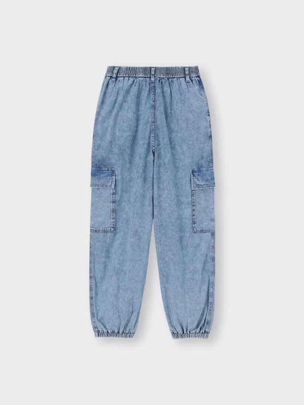 デニムカーゴジョガーパンツ