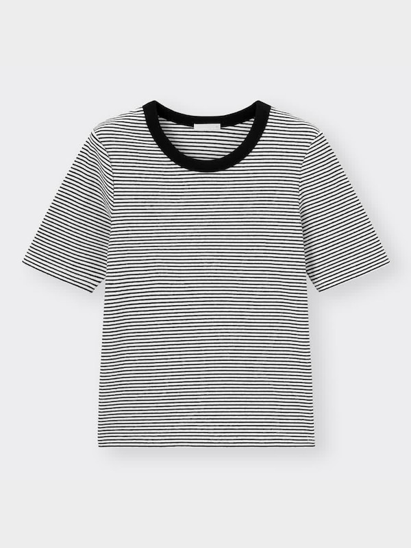 リブT(半袖)(ボーダー)+E