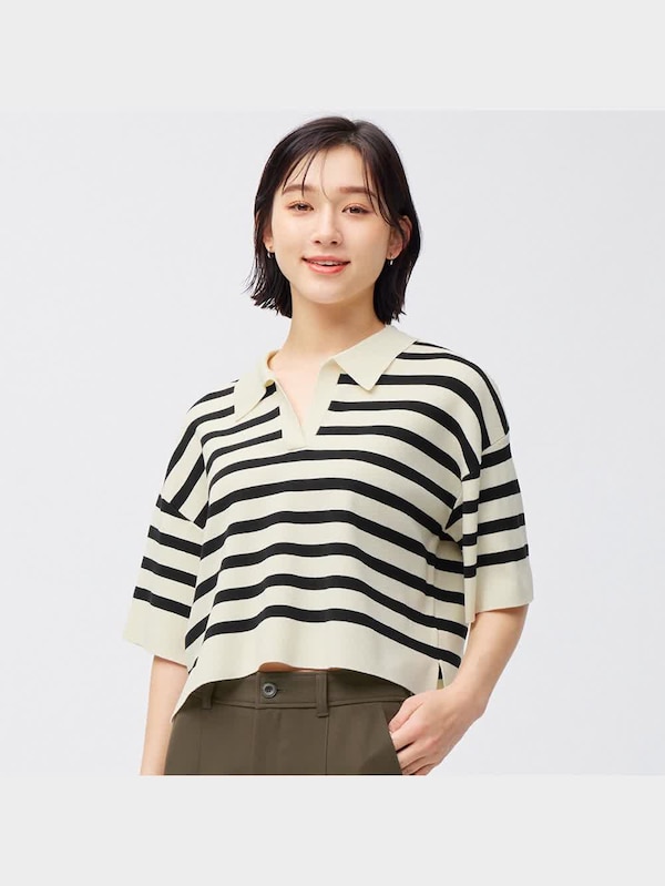 スキッパーポロセーター(5分袖)Q