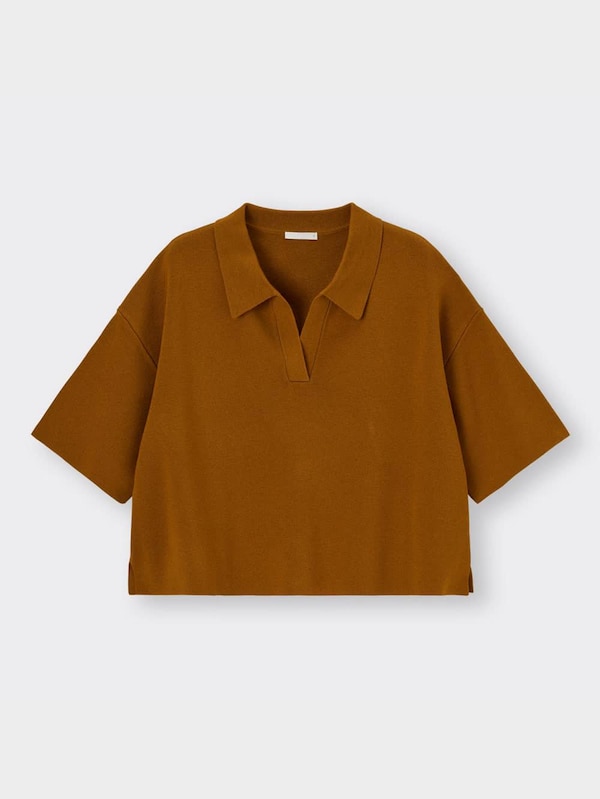 スキッパーポロセーター(5分袖)Q