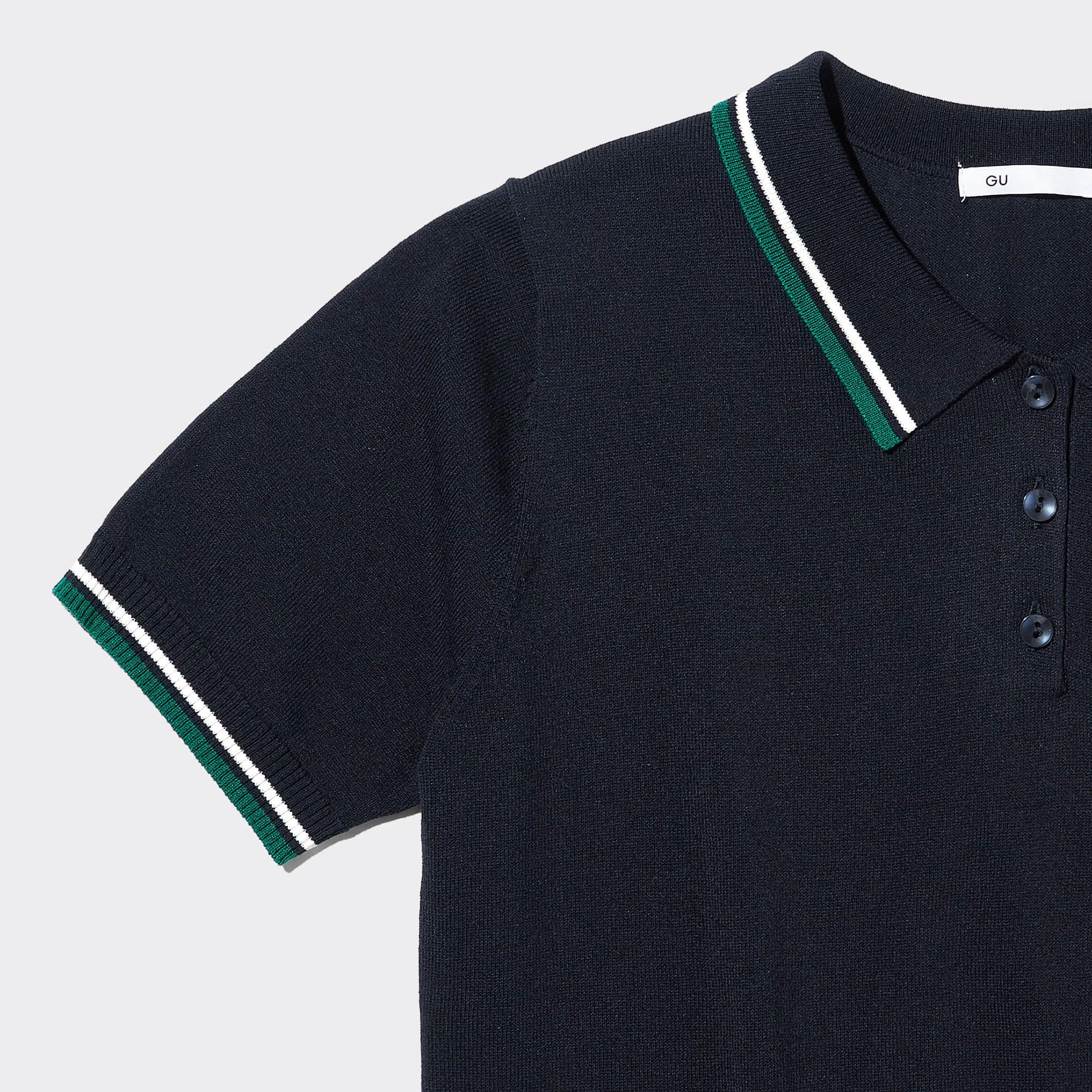 zさま専用　購入ページ GU公式 | ポロセーター(半袖)Q