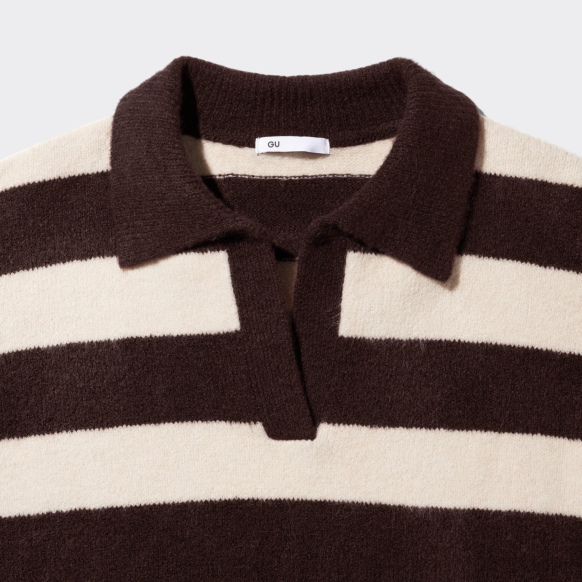sm ☆様確認用 GU公式 | パフィータッチスキッパーボーダーセーター