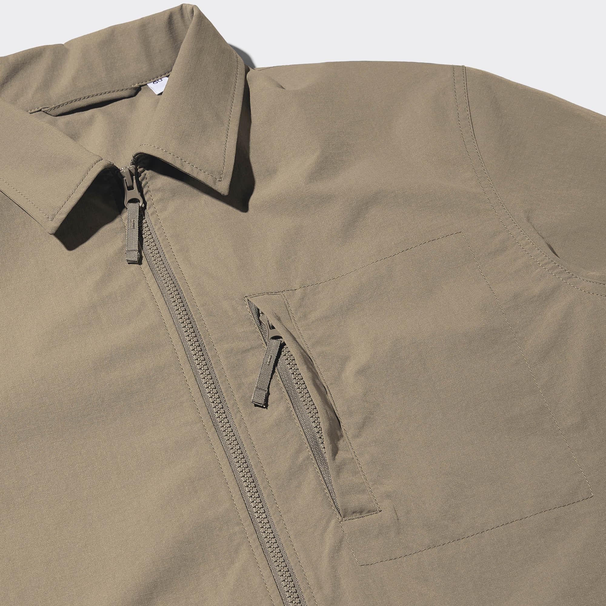 ゆっき GU公式 | ジップアップユーティリティシャツ+OS(米国仕様