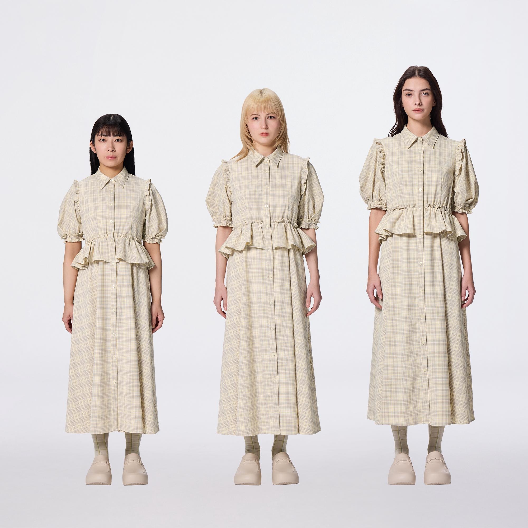 GU×rokhの『華やかワンピース』が最高にカワイイ…！「スタイル