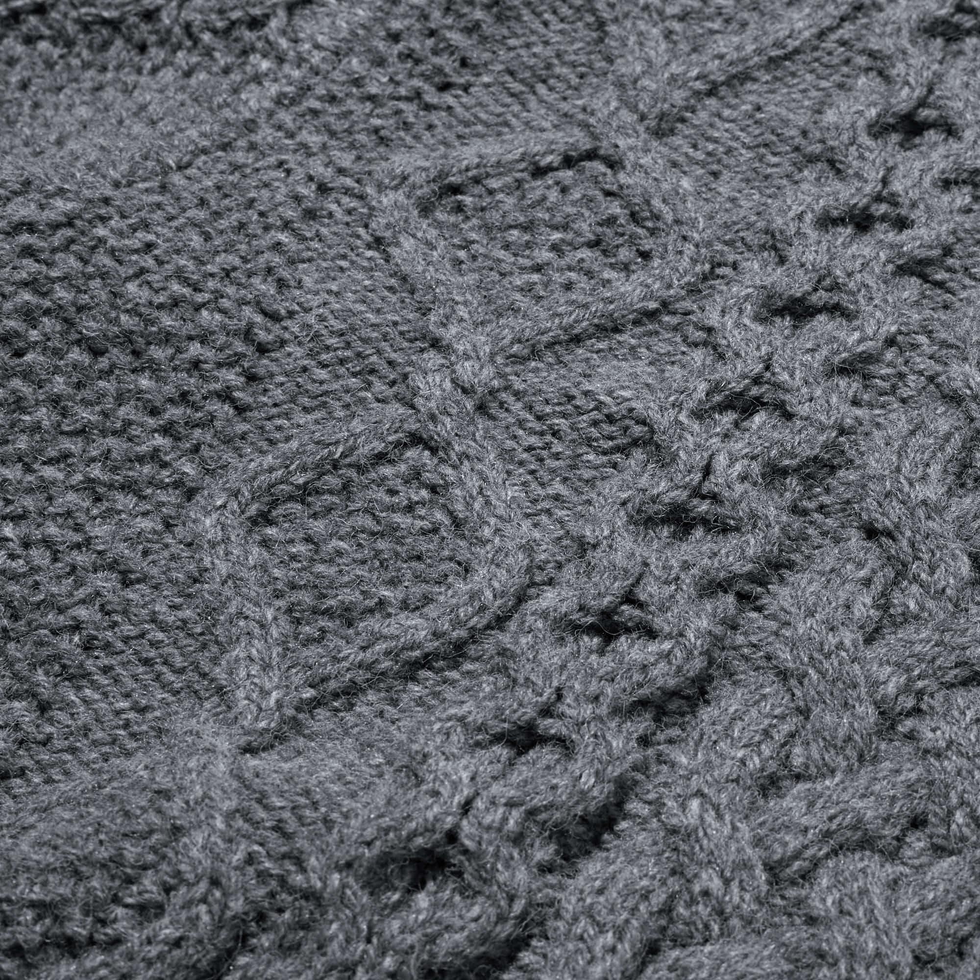 GU公式 | ケーブルクルーネックニットプルオーバー