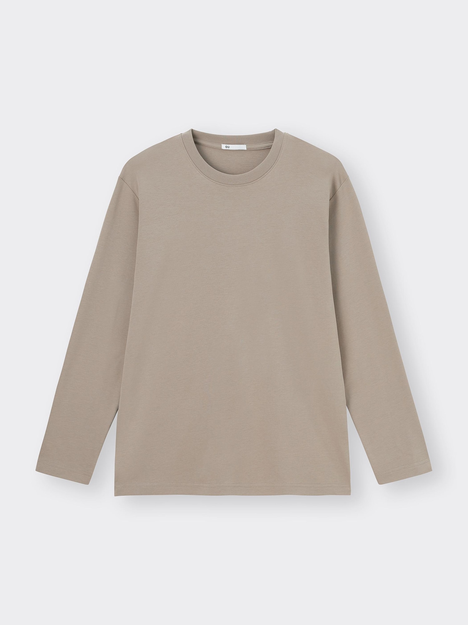 GU公式 | ソフトコットンクルーネックT(長袖)+OS(米国仕様)