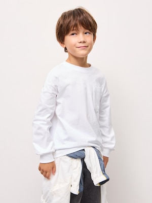 KIDS コットンポケットT(長袖)