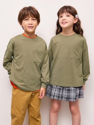 KIDS コットンポケットT(長袖)