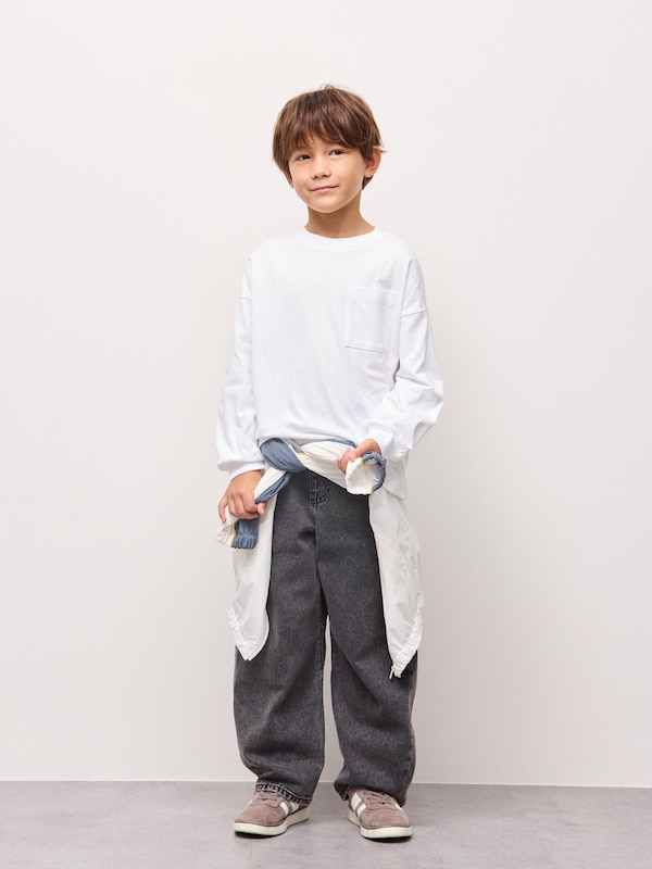KIDS コットンポケットT(長袖)