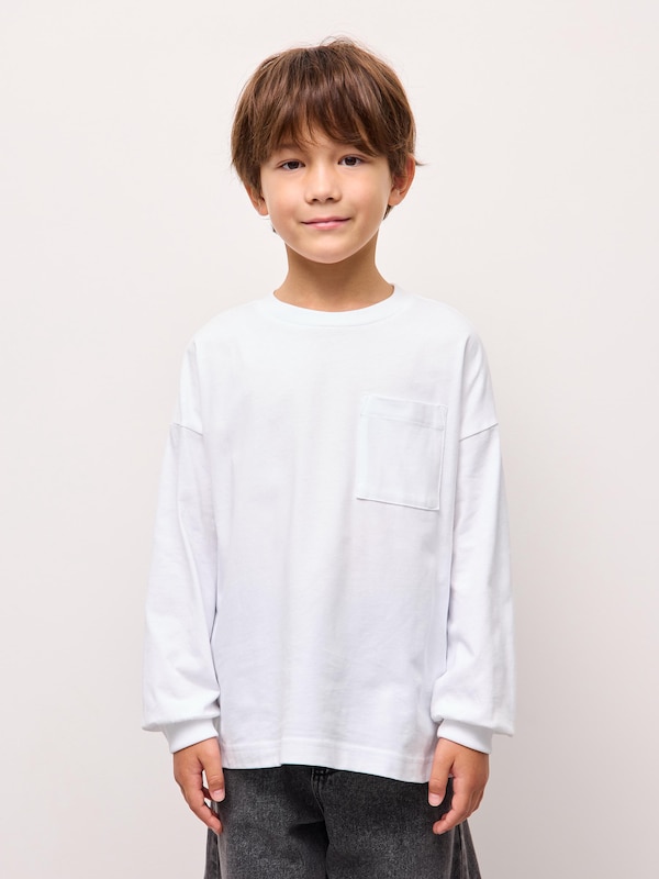 KIDS コットンポケットT(長袖)