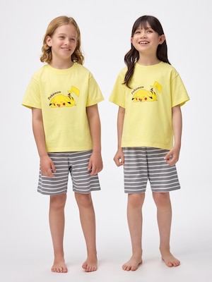 KIDSコットンラウンジセット(半袖&ショートパンツ) Pokemon