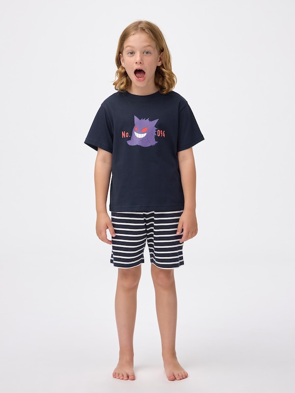 KIDSコットンラウンジセット(半袖&ショートパンツ) Pokemon