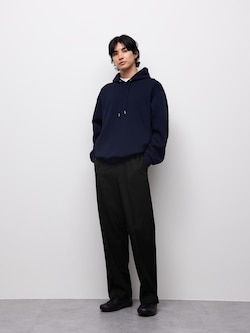 ワイドストレートスラックス MN+EC(丈長め)