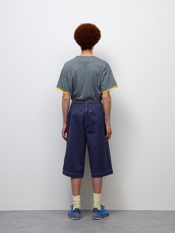 ツイルバギークロップドパンツ ST