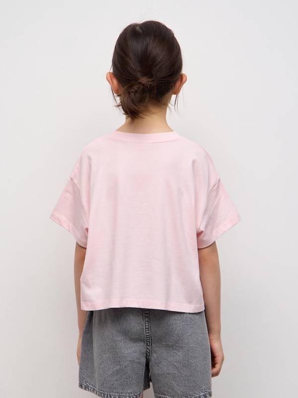 KIDSグラフィッククロップドT パペットスンスン