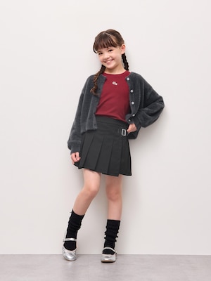 GIRLSプリーツラップミニスコート PF