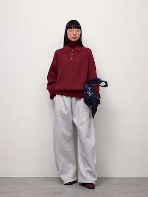 スムーススウェット3Dバレルパンツ MN