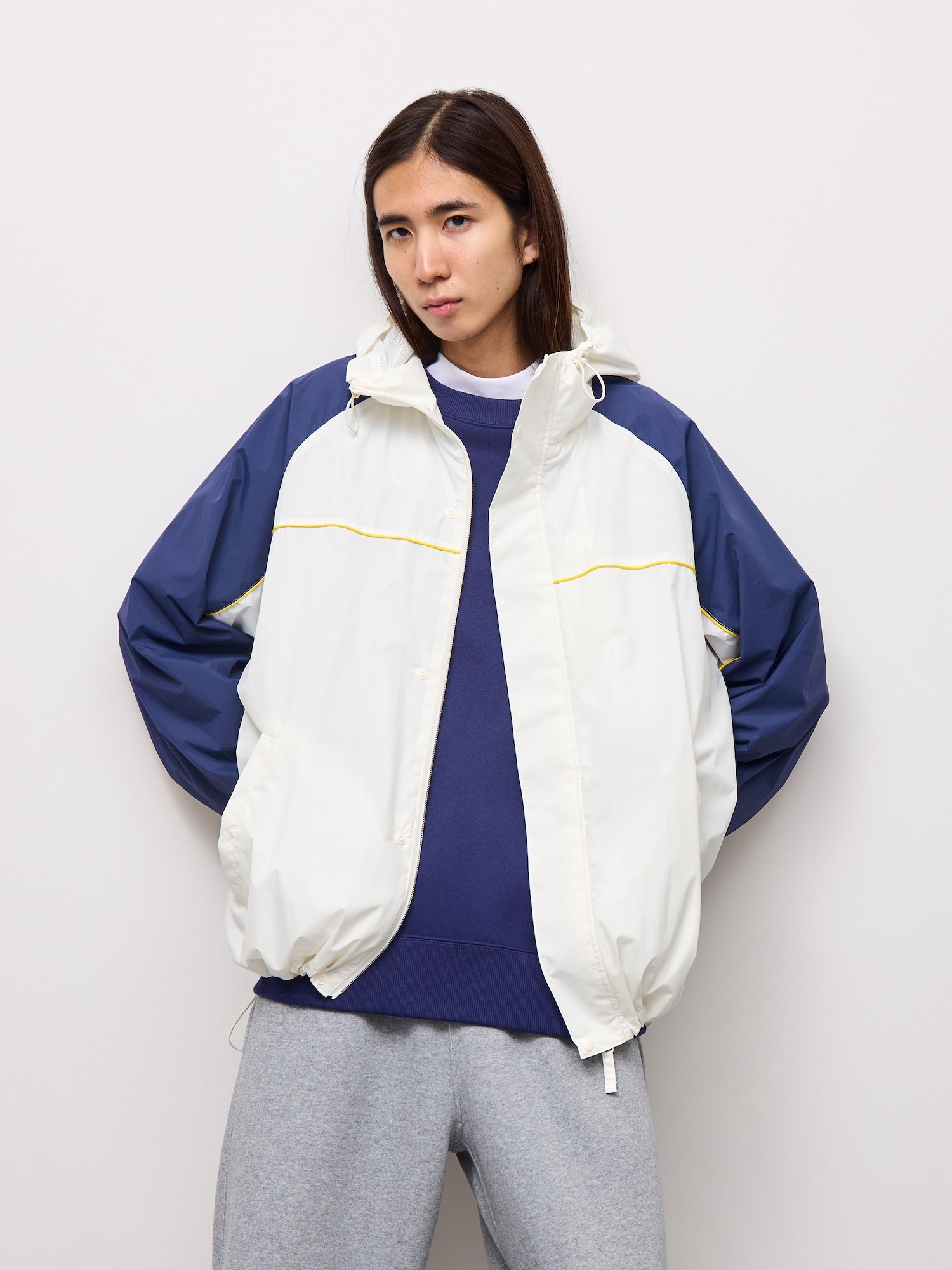 GU公式 | ウィンドプルーフシェルパーカ ST（オーバーサイズフィット