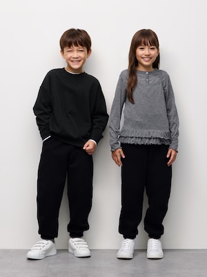 KIDSヘビーウェイトスウェットワイドジョガーパンツST