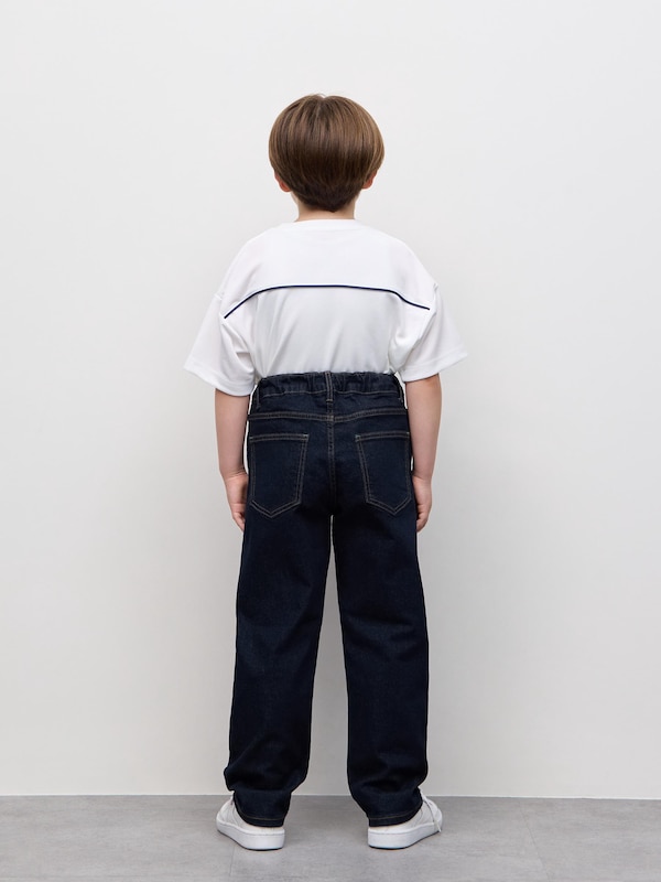 KIDSデニムストレッチストレートパンツ ST
