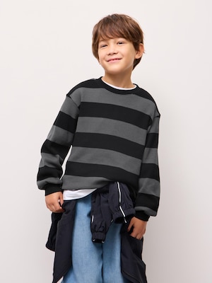 KIDSワッフルボーダーT(長袖)UL