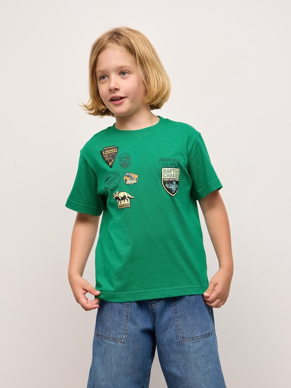 KIDSグラフィックT JURASSIC WORLD