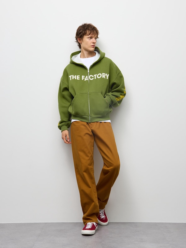 ヘビーウェイトスウェットフルジップパーカ Factory Records PF