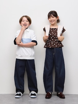 KIDS 3Dバレルジーンズ PF