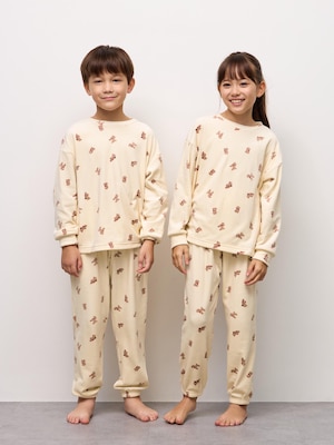 KIDSストレッチフリースラウンジセット(ドッグ)CZ