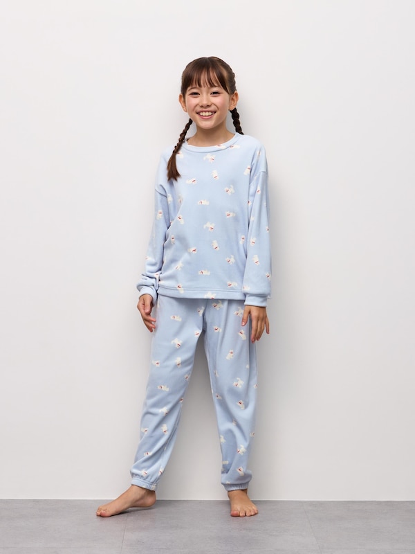KIDSストレッチフリースラウンジセット(キャット)