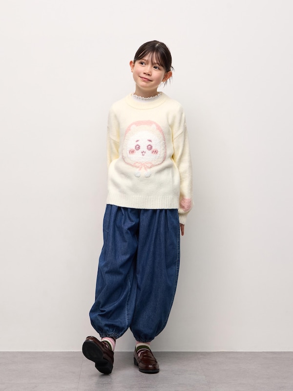 GIRLSパフィータッチニットセーター CHIIKAWA